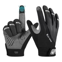 West Biking - Guantes Mtb Y Ruta Dedo Largo Bicicleta Negro Xl