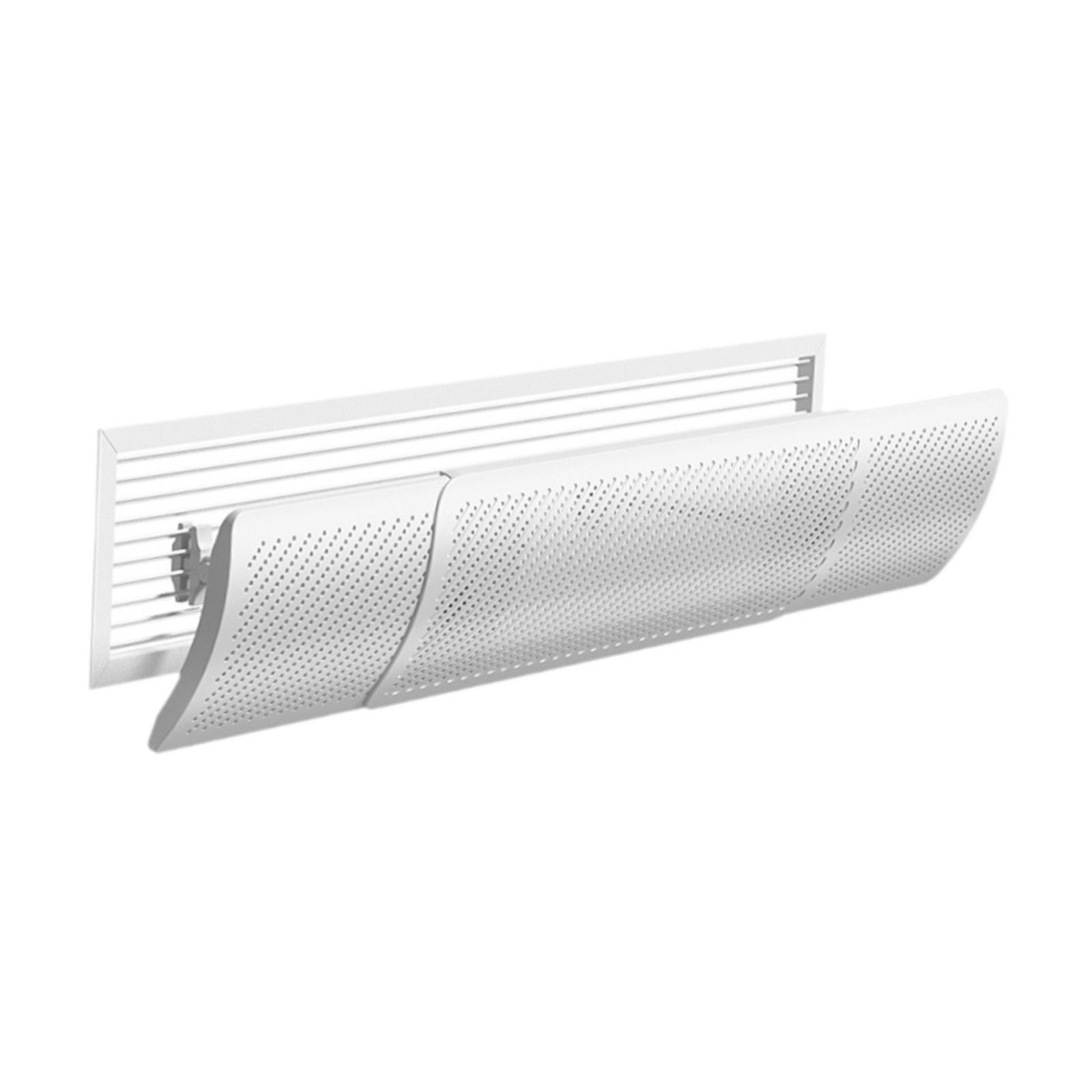 Magideal - Deflector De Aire Acondicionado, Deflector De Aire De Contención, Ángulo Ajustable, Deflector De Viento Antidirecto Para La Habitación De Los Niños De 49Cm A 120Cm