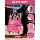 thumbnail image 4 of Bolsa de supermercado con ruedas WORKPRO, grande, 136 L, 50 kg de capacidad, rosa, 4 of 8