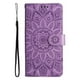 thumbnail image 4 of Funda tipo cartera FOXDOCK para Huawei Nova 14 , diseño girasol en relieve, cuero PU, cierre magnético, soporte y tarjetero, 4 of 5