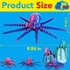 thumbnail image 4 of Figura De Pulpo Articulada Impresa En 3d Azul Y Morada, 4 of 9