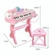 thumbnail image 2 of Teclado Electrónico Piano Para Niños Musical Con Micrófono-Rosa, 2 of 2