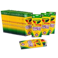 Lápices De Colores Crayola Bulk, Paquete De 24 Para Niños, 12 Colores