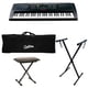 thumbnail image 1 of Full Pack Teclado 61 Teclas Bontempi NU003 + Atril + Sillin + Funda, 1 of 2