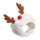thumbnail image 3 of Lindo Sombrero De Perro De Navidad Cálido Invierno Suave Tocado Para Perros Fiesta Festival Blanco S, 3 of 5