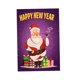 thumbnail image 1 of Exterior Jardín Patio Césped Bandera Bandera Navidad Papá Noel Fumar Papá Noel, 1 of 5