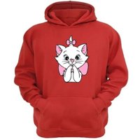Genérico - Polerón Canguro Gatos Aristócratas Rojo Talla M Unisex