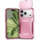 thumbnail image 1 of Funda Resistente para iPhone 17 Pro Max con Tapa Deslizante y Protección Militar Rosa, 1 of 6