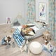 thumbnail image 1 of Designart 'Animal pirata con sombrero El mar me llama' Juego de cama infantil moderno, 1 of 3
