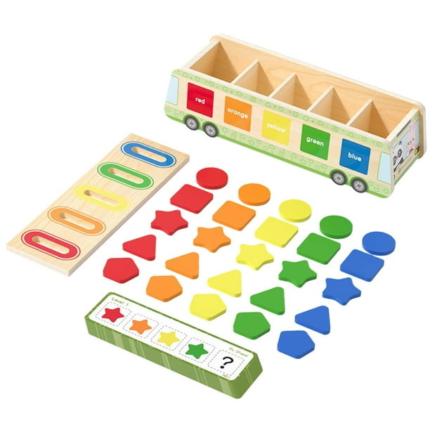 Juego De Clasificación De Colores HABA – Todos Mis Colores, Rompecabezas De Madera Para Niños +2 Años