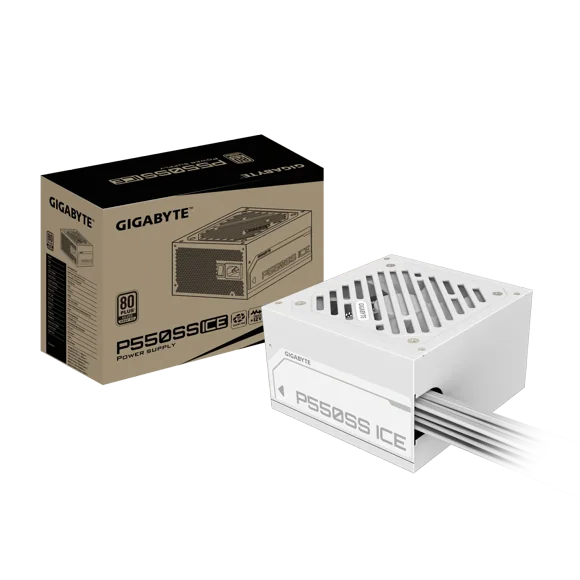 Fuente de poder Gigabyte 550w P550SS ICE 80+ Silver