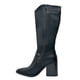 thumbnail image 4 of Bota de Mujer color Negro Caña Alta con Hebilla y Tachas, 4 of 5