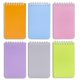 thumbnail image 1 of Cuaderno de bolsillo QiCheng 3x5 pulgadas, pack de 6 colores surtidos, 1 of 7
