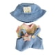 thumbnail image 1 of Figura De Felpa, Camiseta Y Mono, Vestido De Flexibilidad DIY Para Muñeca De 5,91 Pulgadas, Sombrero Azul, 1 of 3