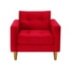 thumbnail image 1 of Sofa Retro 1c Felpa 04 Rojo, 1 of 6