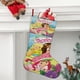 thumbnail image 2 of Strawberry Shortcakes Tema: Calcetines de Navidad, fino lino blanco para colgar en escaleras y chimenea, decoración navideña para el hogar, regalo de Navidad. 45cm × 32cm, 2 of 5