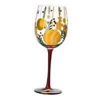 Magideal - Vasos De Vino Navideños, Vasos De Cristal Con Dibujos, Regalo De Navidad Para Amigos, Vasos De Vino Para Fiestas, Vacaciones Estilo E