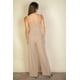 thumbnail image 2 of Mono Casual Suave De Tirantes Finos Con Cuello Entallado Color Topo (para Mujer), 2 of 5