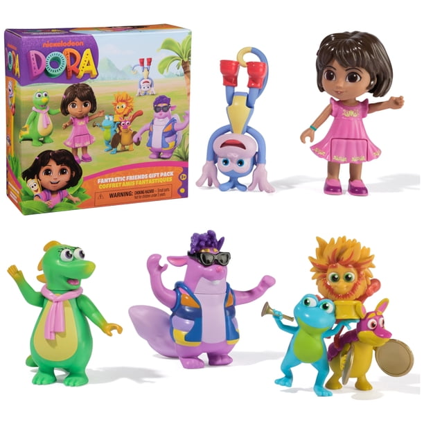 Paquete de regalo de figuras de juguete Dora Fantastic Friends para niños mayores de 3 años