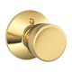 thumbnail image 1 of Pomo de puerta SCHLAGE F170V, latón brillante, acero, grado 2, 1 of 1