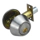 thumbnail image 2 of Cerradura De Puerta Con Llaves Cilindro Doble Cerradura Segura Manijas De Puerta Perillas Plata, 2 of 5