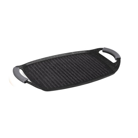 Plancha Grill 47X 29 Cm- Berlinger Haus, Linea Carbón Pro, Antiadherente.