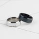 thumbnail image 4 of Anillo Titanio Rojo Juvenil Acero Quirurgico Inoxidable Hombre Dama/ talla 5, 4 of 6