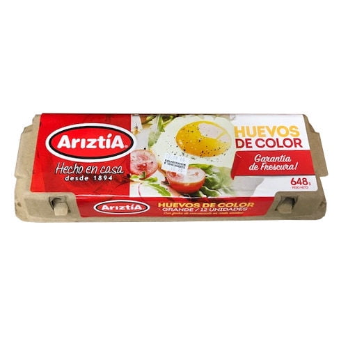 Huevos Grande Color 12 Un 12 Un Ariztia