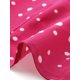 thumbnail image 5 of INSPIRE CHIC Blusa de Mujer Lunares Lazo Cuello Volantes Manga Corta Top para el Trabajo S Rosa Fucsia, 5 of 6