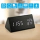 thumbnail image 3 of Reloj despertador digital de madera, reloj de escritorio LED digital de madera, actualizado con temperatura y tiempo, brillo ajustable y control de voz, visualización de humedad$Reloj despertador digi, 3 of 6