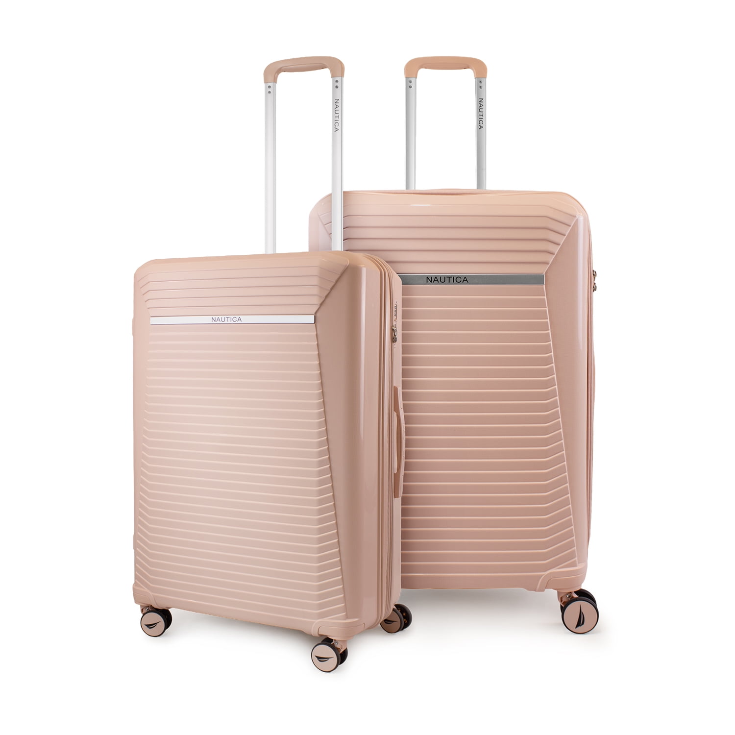 Pack 2 Maletas Nautica Niza Mediana 20kg Y Grande 23kg Rosa