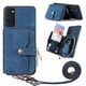 thumbnail image 1 of Funda Tipo Cartera con Correa Cruzada para Samsung Galaxy S20 FE Protección Contra Golpes Azul, 1 of 5