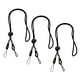 thumbnail image 4 of 1/3 Uds Cordón De Cuello Ajustable Soporte De Correa De Cadena Negro 3 Uds, 4 of 5