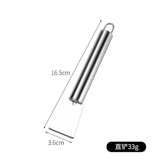 1pc Stainless Steel Ice Shovel Cleaning Shovel, Refrigerator Defrosting Shovel, Range Hood Scraper, Kitchen Pot Shell Cleaning And Decontamination Tool Notes Bilingual