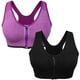 thumbnail image 1 of Sujetador deportivo con cremallera frontal para mujer, sin aros, para después de la cirugía, para yoga activo, 1 of 5