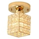 thumbnail image 4 of Luz De Techo De Cristal Moderna Al Ras Para Pasillo Entrada Pasillo, 4 of 5