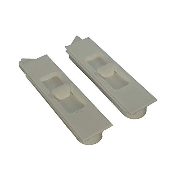 Juego de pestillos basculantes WRS 9/32" blanco de montaje superficial