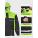 thumbnail image 4 of Traje de lluvia SaphiRose reflectante de alta visibilidad para hombre, color negro, 4 of 7
