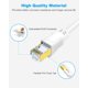 thumbnail image 4 of Cable Ethernet Cat 8 De 0 5 M (paquete De 2) 40 Gbps 2000 Mhz Blanco, 4 of 9