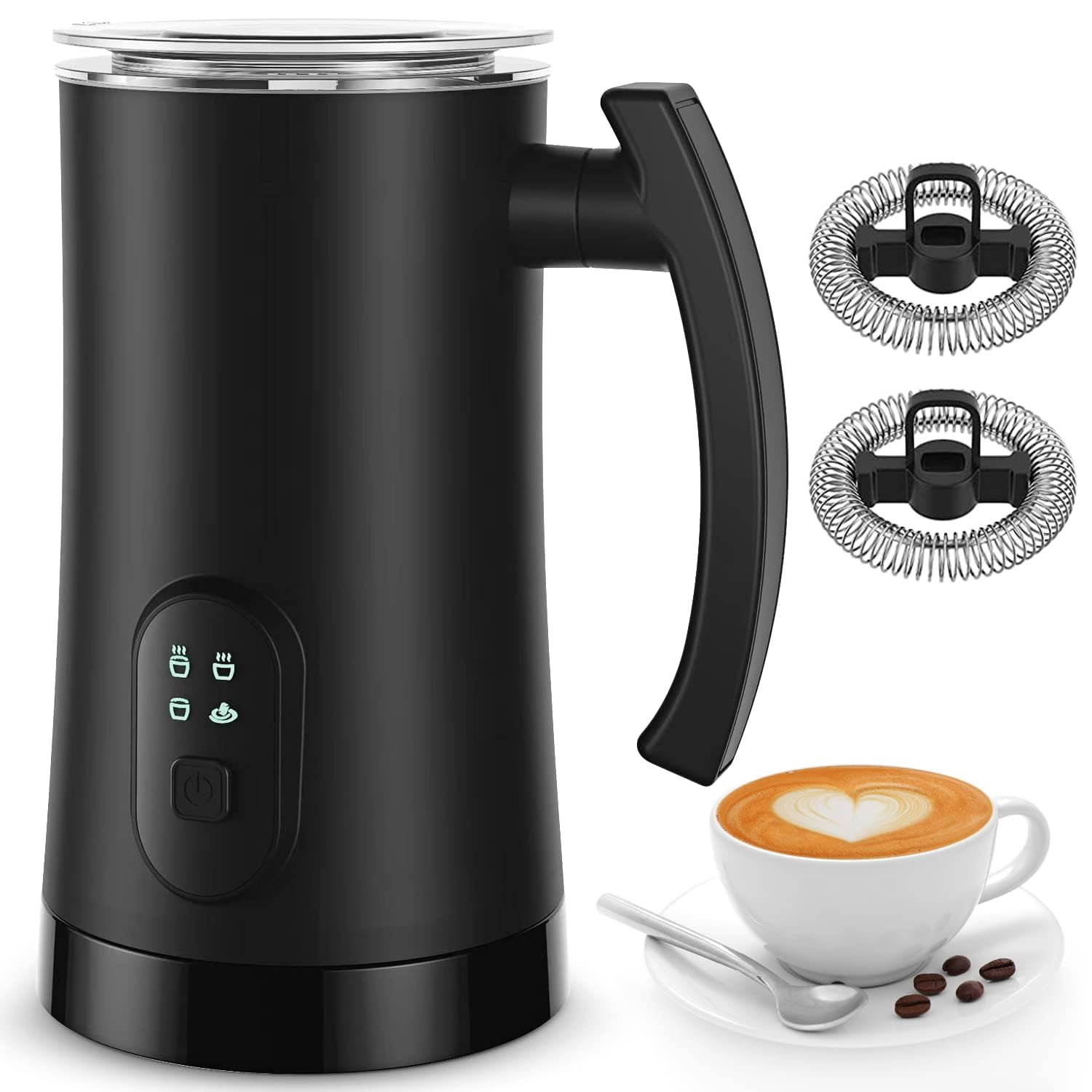 Espumador De Leche Eléctrico Yoyomax 4 En 1, 350 Ml, Generador De Espuma Fría Y Caliente