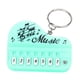 thumbnail image 1 of Tiny Electronic Keyboard Key Chain Piano Keyboard Colgante Llavero Para Adolescentes Verde, 1 of 5