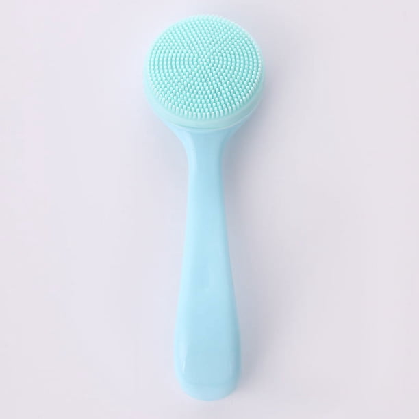 Face Brush Manual Facial Cleansing Skin Care Silicone Facial Scrubber Dual Face Wash Brush Deep Pore Exfoliation Makeup Massage