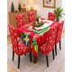thumbnail image 4 of Juego de Comedor Navideño 7 Piezas: Mantel y 6 Fundas para Sillas, 4 of 6
