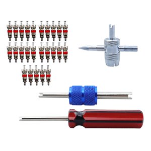 Ioensy - Herramienta De Extracción De Vástago De Válvula De Neumático, Piezas De Repuesto, Herramientas De Instalación De Cabezal Único Doble