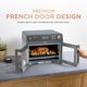 thumbnail image 2 of Horno Air Fry Ninja FO101BL con puertas francesas, 10 en 1, 20,3 qt, 2 of 7
