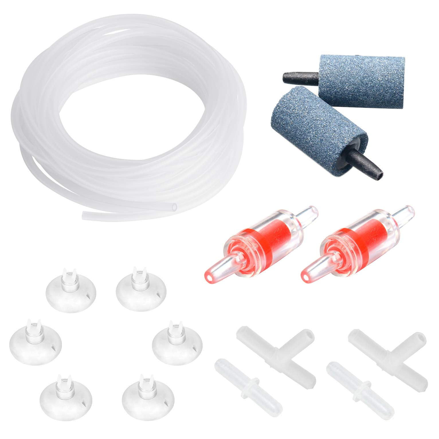 Kit de Accesorios para Bomba de Aire Pawfly 4 m: Tubería, Piedras, Válvulas y Conectores