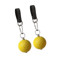 Magideal - Ejercicio De Agarre Con Pelota De Agarre Para Dominadas, Entrenamiento De Agarre Con Pelota De Agarre, Equipo Para Muñecas, Brazos, Hombros, Músculos, 7Cm 2 Piezas