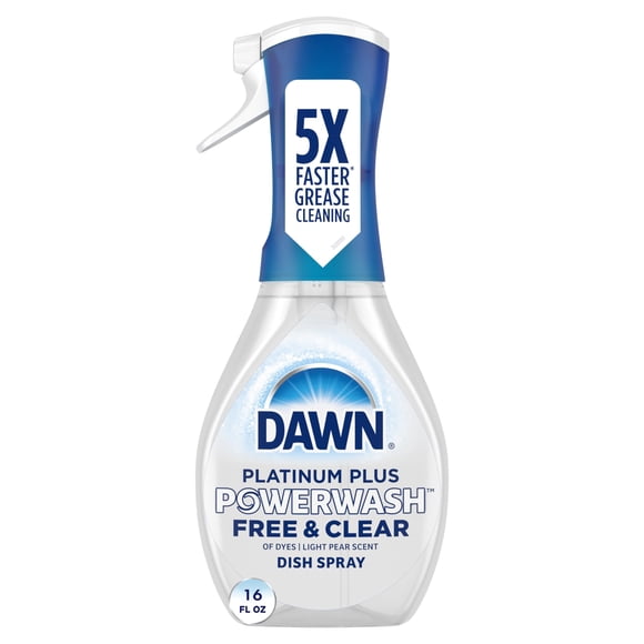 Spray para platos Dawn Powerwash Free & Clear Light Pear, 473 ml