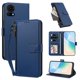 thumbnail image 2 of Funda con Billetera para [TCL 50 LE 5G] con Bolsillo Zipper y Tarjetero Azul, 2 of 6