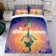 thumbnail image 4 of Diplodocus Conjunto de sábanas temático, trío de piezas, cómodo y amigable con la piel, diseño único, regalo de decoración para el hogar para familiares, amigos y fans,173cm *218cm, 4 of 6